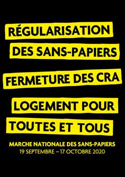 Marche des Solidarités 19 septembre - 17 octobre 2020